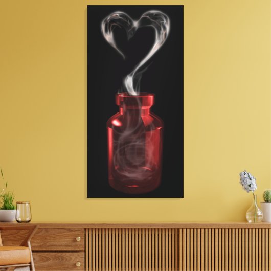 Liebe Gift Leinwanddruck (Insitu (Wohnzimmer))