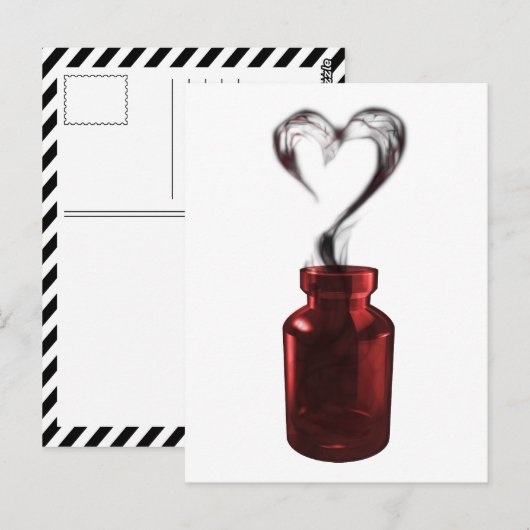 Liebe Gift Postkarte (Vorne/Hinten)