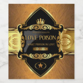 Liebe Gift Weinetikett (Einzelnes Label)