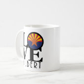 LIEBE Gilbert Arizona 11oz Kaffeetasse (Vorderseite Links)