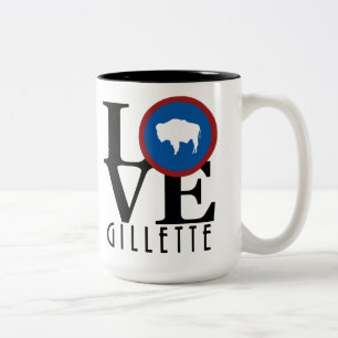 LIEBE Gillete Wyoming 15oz Zweifarbige Tasse