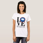 LIEBE Gillette Wyoming T-Shirt (Vorne ganz)