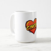 Liebe Ginger Kaffeetasse (Vorderseite Links)