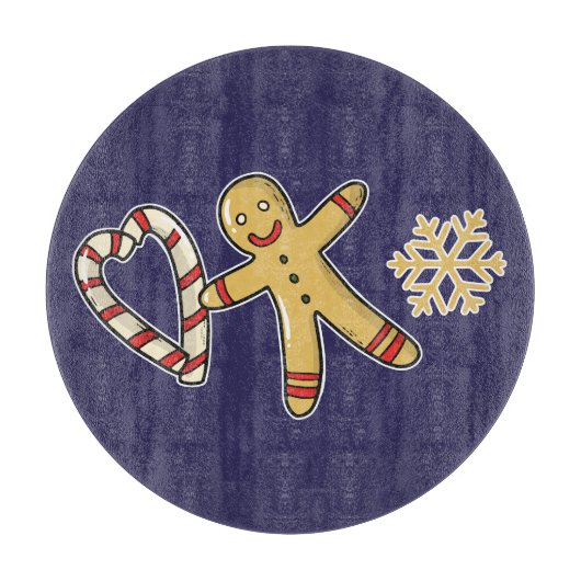 Liebe Gingerbread Schneidebrett (Vorderseite)