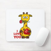 Liebe Giraffe Mousepad (Mit Mouse)