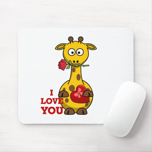 Liebe Giraffe Mousepad (Mit Mouse)