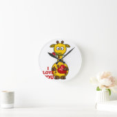 Liebe Giraffe Runde Wanduhr (Zuhause)