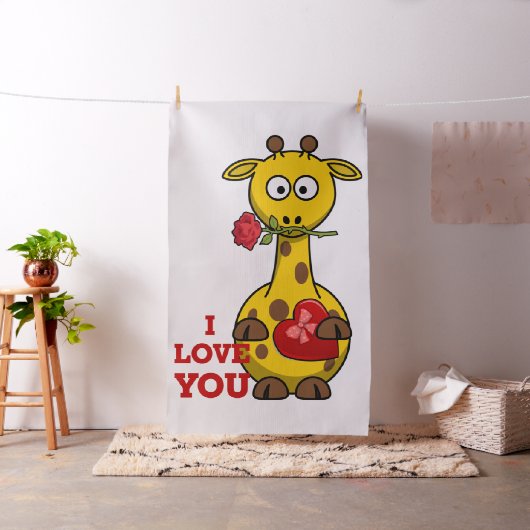 Liebe Giraffe Stoff (Beispiel)