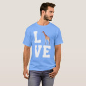 Liebe Giraffen Freunde T-Shirt (Vorne ganz)