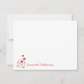 Liebe Girls Note Card senden Mitteilungskarte (Vorderseite)