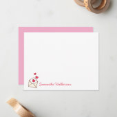 Liebe Girls Note Card senden Mitteilungskarte (Vorderseite/Rückseite Beispiel)