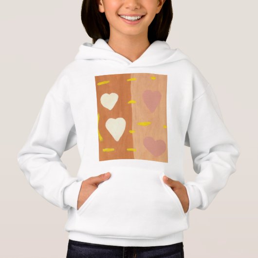 Liebe Girls Pullover Hoodie (Vorderseite)