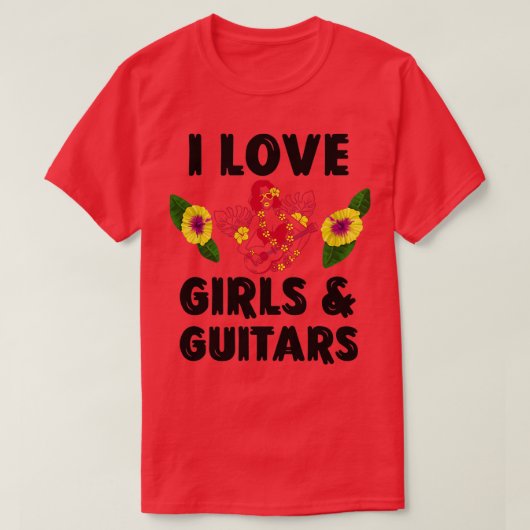 Liebe Girls und Gitarren T-Shirt (Design vorne)