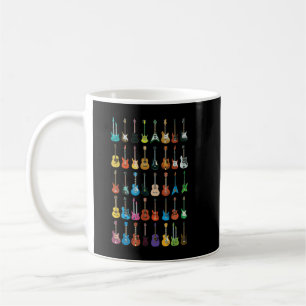 Liebe Gitarre Unterschiedliche Gitarren Musik Love Kaffeetasse