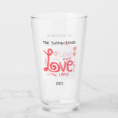 LIEBE Glass Tumbler (Rückseite)