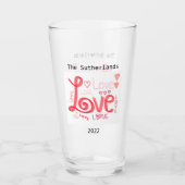 LIEBE Glass Tumbler (Vorderseite)