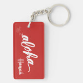 Liebe-Glaube-Aloha Fackel-Ingwer-Schlüsselanhänger Schlüsselanhänger (Rückseite)