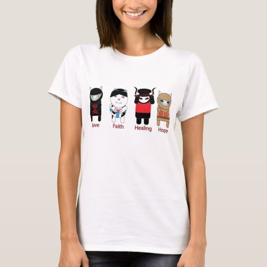 Liebe Glaube Heilung Hoffnung Shirt (Vorderseite)