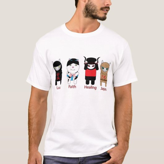 Liebe Glaube Heilung Japan Shirt (Vorderseite)