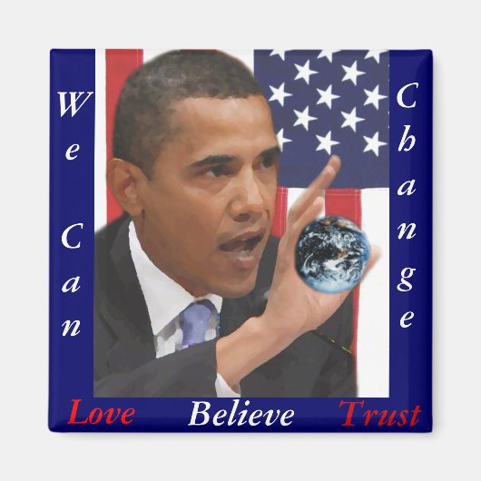 Liebe, Glaube, Trust_Magnet Magnet (Vorne)