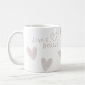 Liebe & Glaube Valentinstag-White Collection Kaffeetasse (Links)