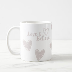 Liebe & Glaube Valentinstag-White Collection Kaffeetasse