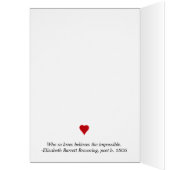 Liebe "Glaubt an das Unmögliche" (Innen (Links))