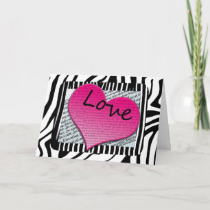 Liebe glaubt, hält durch - 1. Korinther 13 Herzen Feiertagskarte