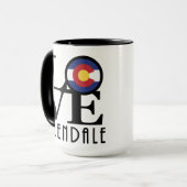 LIEBE Glendale Colorado 15oz Tasse (Vorderseite Links)