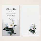 Liebe Glistens/Elegante White Calla Lily Wedding (Vorne & Hinten)