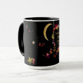 Liebe Glitzern mit Sternen Tasse (Vorderseite Links)