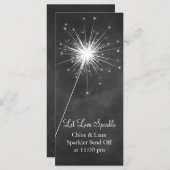 Liebe Glitzern - Tall Sparkler Holder (Vorne/Hinten)