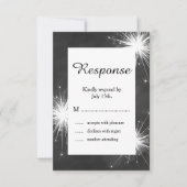 Liebe Glitzern UAWG RSVP Karte (Vorderseite)