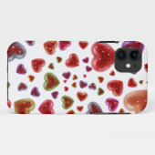 Liebe, glitzernde Herzen 2 Case-Mate iPhone Hülle (Rückseite (Horizontal))