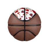 Liebe, glitzernde Herzen 2 Mini Basketball (Rechts)