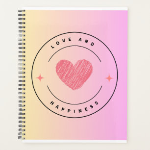 Liebe & Glück Notizbuch Planer