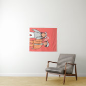 Liebe (Glücklicher Valentinstag) Wandteppich (Beispiel (Horizontal))