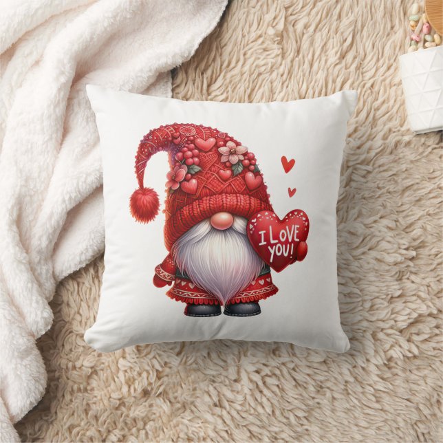 Liebe Gnome Hug Kissen (Decke)