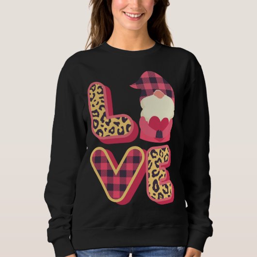 Liebe Gnome Valentinstag, Liebe Valentine Gnomes H Sweatshirt (Vorderseite)