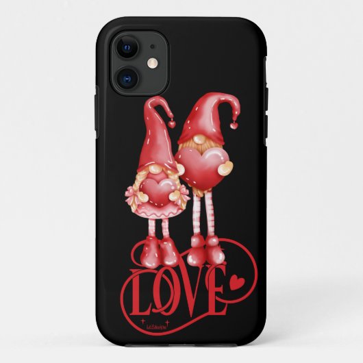 LIEBE GNOMES - Geschenkidee für einen romantischen Case-Mate iPhone Hülle (Rückseite)