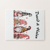 Liebe Gnomes Valentinstag Puzzle (Horizontal)