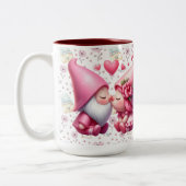 Liebe Gnomes Zweifarbige Tasse (Links)