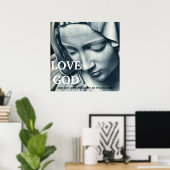 LIEBE GOD...24x24 POSTER (Heimbüro)