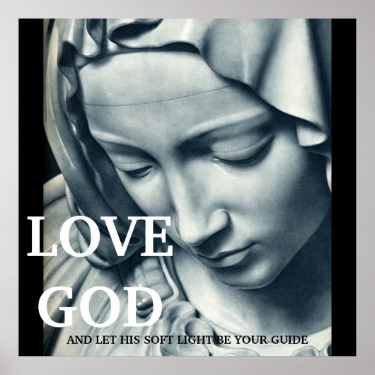 LIEBE GOD...32x32 POSTER (Vorne)
