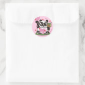 Liebe God Panda Lucky Charm Runder Aufkleber (Tasche)