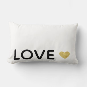 Liebe Gold Heart Lendenkissen