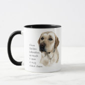 Liebe Golden Labradors so viel Zitat Sprichwort Tasse (Links)