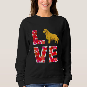 Liebe Golden Retriever Dog für Master und Femal Sweatshirt