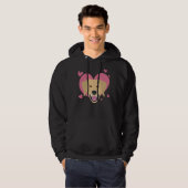 Liebe Golden Retriever Hearts Dog Owner Idee Hoodie (Vorne ganz)