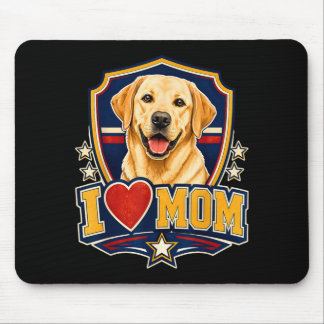 Liebe Golden Retriever Mama Eine Hübsche Hundefrau Mousepad